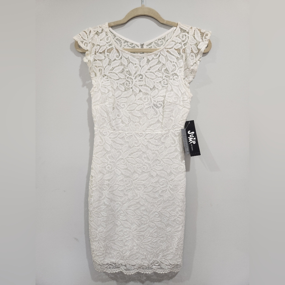 NWT White Lace Mini Dress